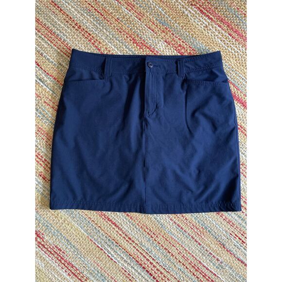 Navy Blue Athleisure Skirt/Short Skort by Eddie Bauer Size 8 - Picture 1 of 6